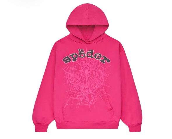 Sp5der Legacy Hoodie Pink