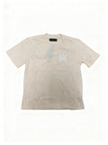 amiri washed shotgun cream tee