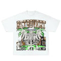 Retro vert city bird tee