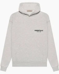 fear of god essentials light oatmeal hoodie