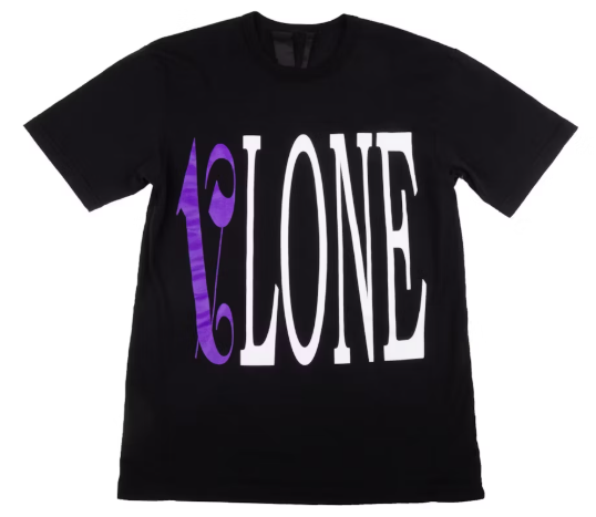 Vlone x Palm Angels Tee Black Purple