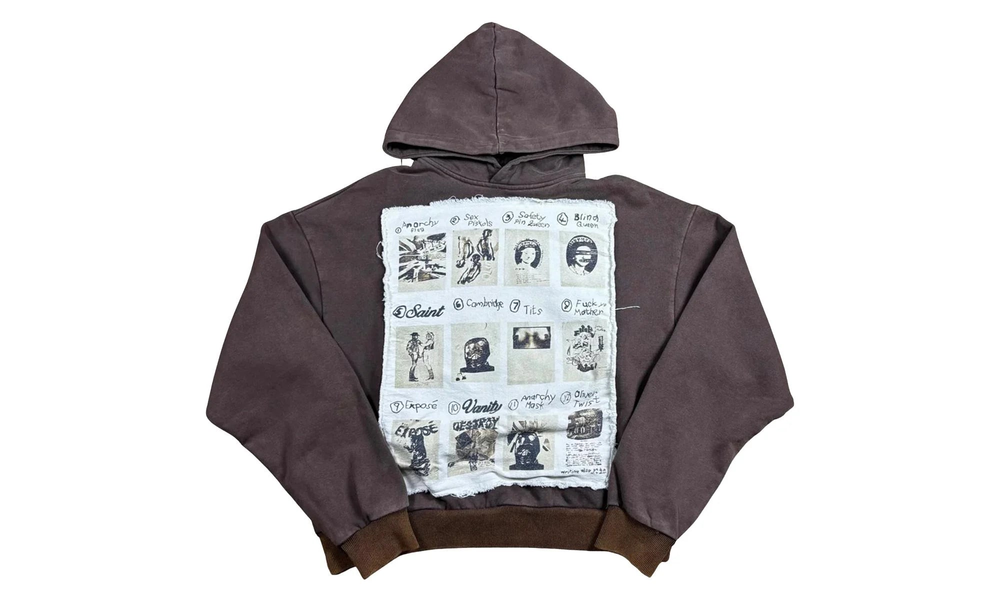 saint vanity van life brown hoodie