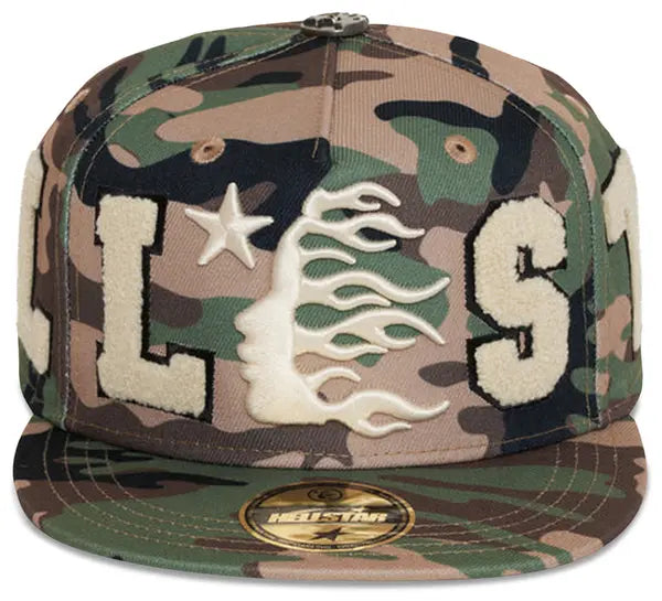Hellstar OG Patch Fitted Hat 'Camo