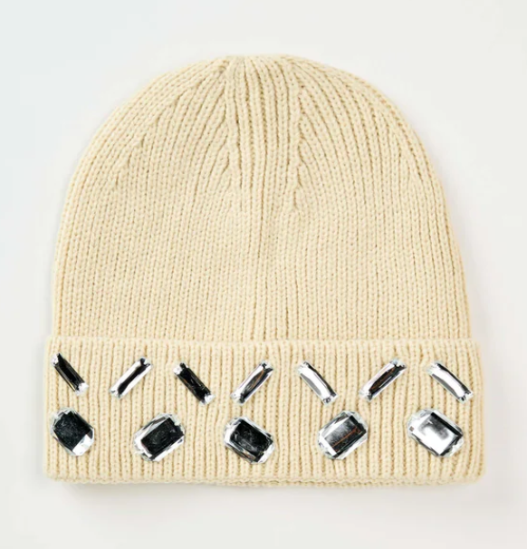 PRVT LBL Rhinestone Beanie