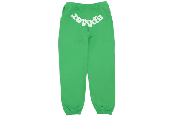 Sp5der Pantalón de chándal clásico Slime Verde