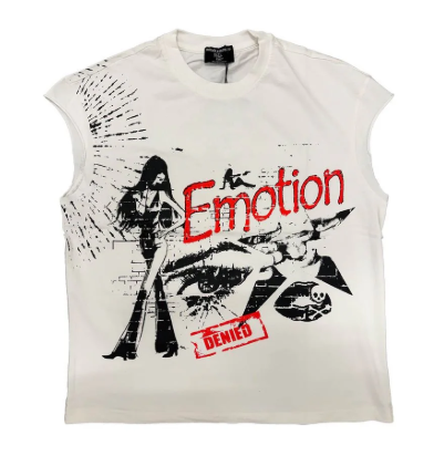 Mixed Emotions Starboy Sleeveless Tee White