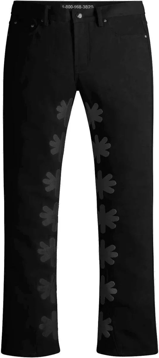 lost shadow black denim jeans