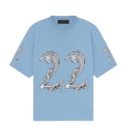 Amiri tee Ashley blue