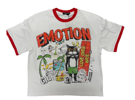 MIxed Emotions Surf Club Tee White