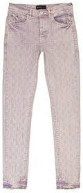 Monogram Skinny Jeans 'Lavender'