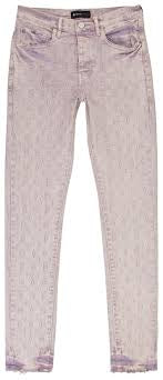 Monogram Skinny Jeans 'Lavender'