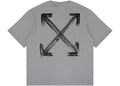 OFF-WHITE Chalk Arrow Skate Fit Tee Heather Grey