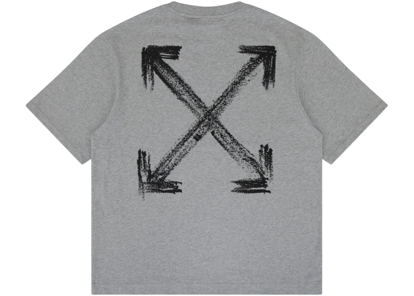 OFF-WHITE Chalk Arrow Skate Fit Tee Heather Grey