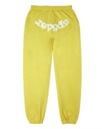 Sp5der Websuit Sweatpants Yellow