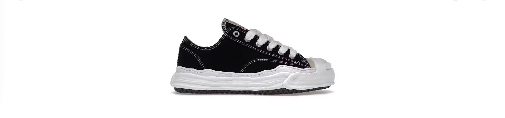 Maison Mihara Yasuhiro Hank OG Sole Canvas Low Black Black