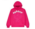 Sp5der Legacy Hoodie Pink White