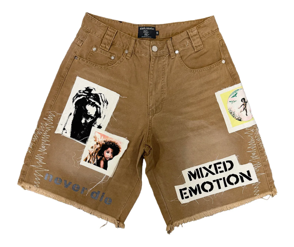 Mixed Emotions Chaos Carpenter Shorts Khaki