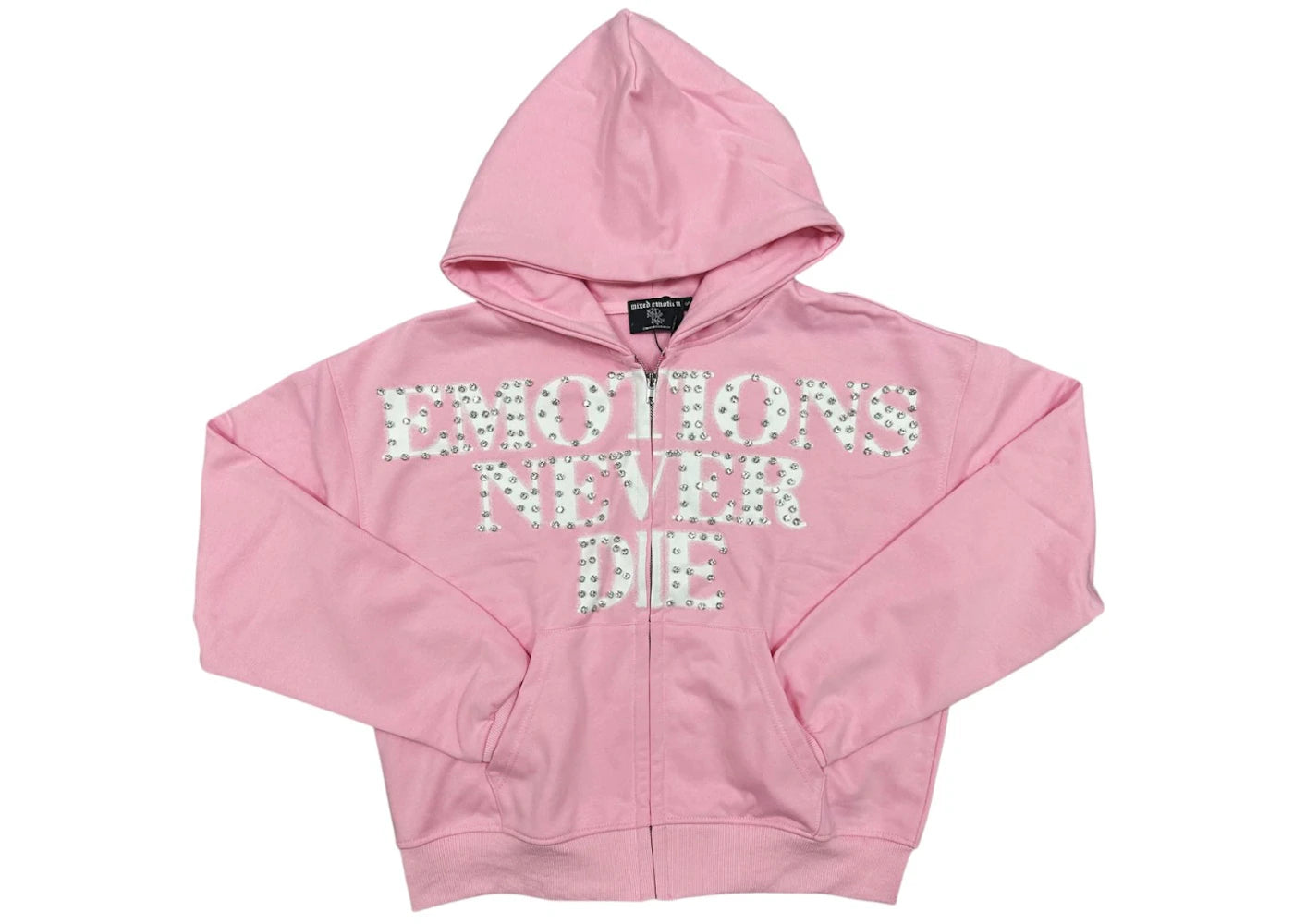 Mixed Emotions End Hoodie Pink