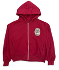 Saint Vanity Unifrom Zip Up Hoodie Red