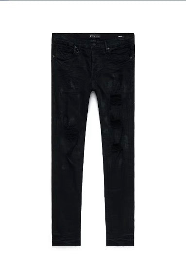 Purple Jeans Distressed Black
