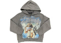 Mixed Emotion Rhinestone Hoodie Grey