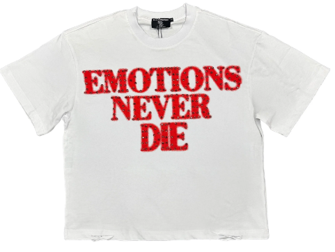 Mixed Emotions Red End Rhinestone Tee