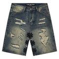 lost shadow distressed jorts