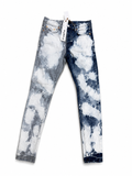purple vintage bleach jeans