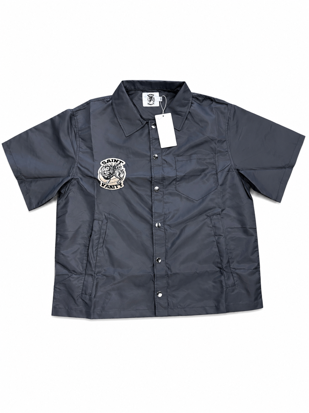 saint vanity nylon jacket grey