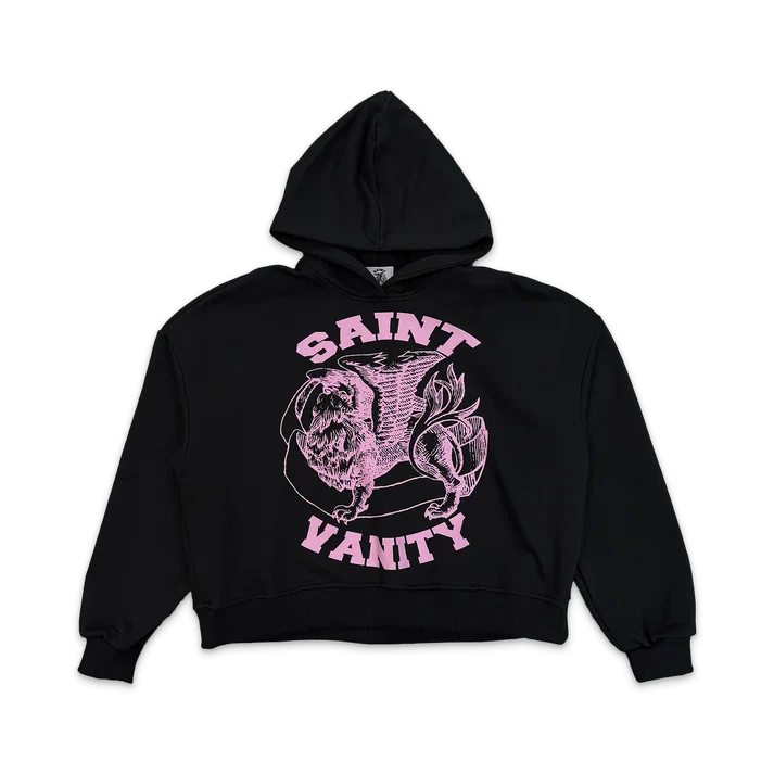Saint Vanity Griffin Hoodie Black/Pink