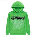Sp5der Punk V2 Rhinestone Hoodie Slime Green