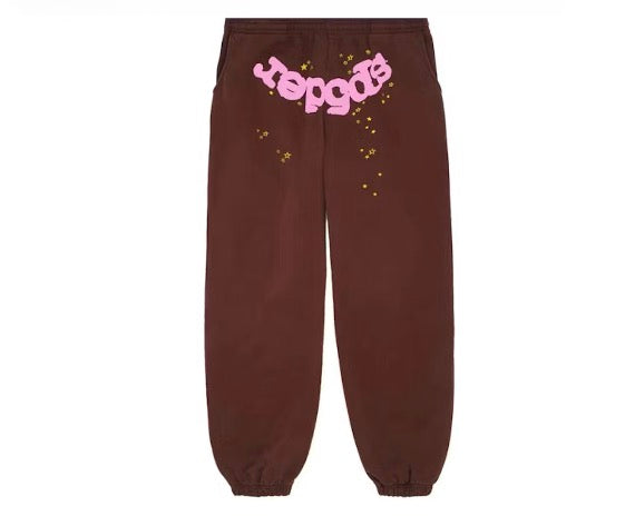 Sp5der Classic Sweatpants Brown
