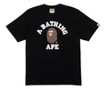 Bape College Tee Black