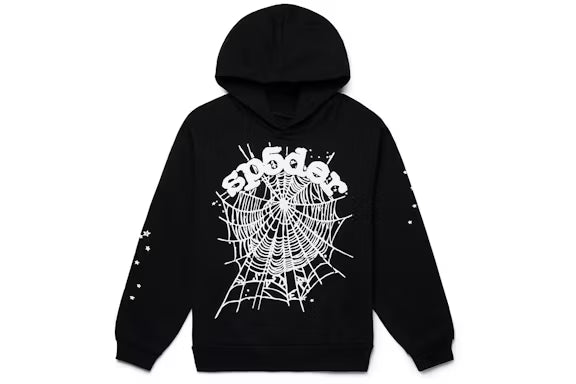 Hoodie Sp5der OG Web en negro