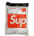 Supreme Hanes Crew Socks White