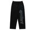 Sp5der Rhinestone Punk V2 Sweatpants Black