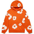 Orange denim tears hoodie