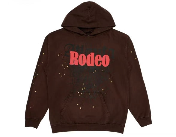 Sp5der Cactus Jack Days Before Rodeo Hoodie Brown