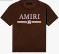 Amiri MA Bar Logo Tee Brown