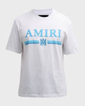 amiri bar tee blue and white