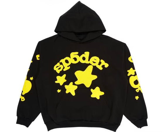Sp5der Beluga Hoodie Black
