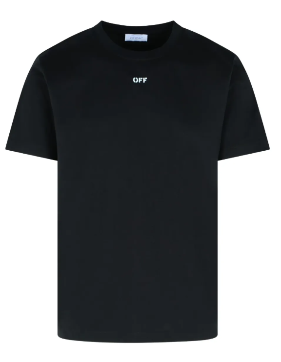 Off White Solid Arrow Black Tee