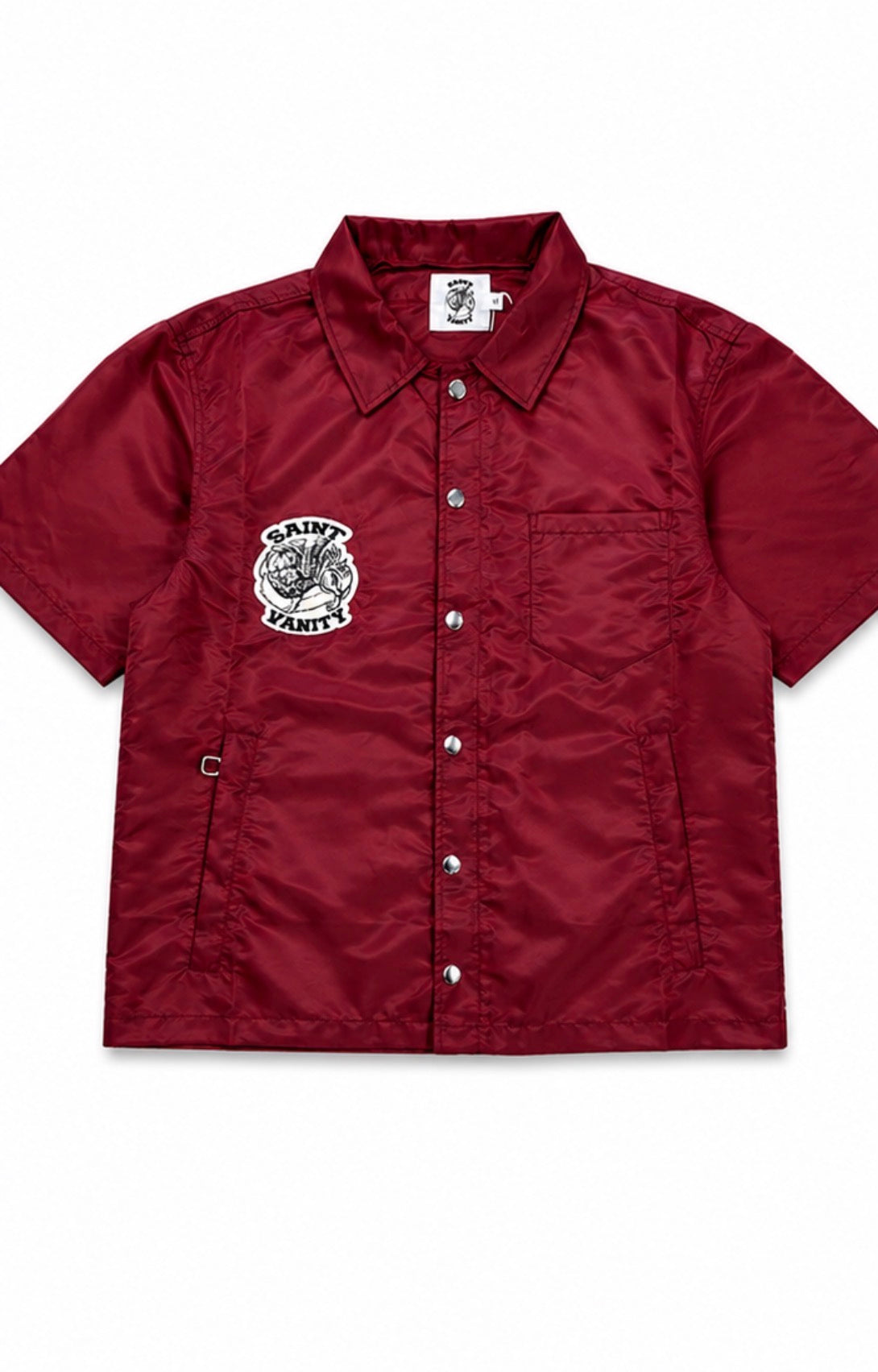 saint vanity nylon jacket burgundy