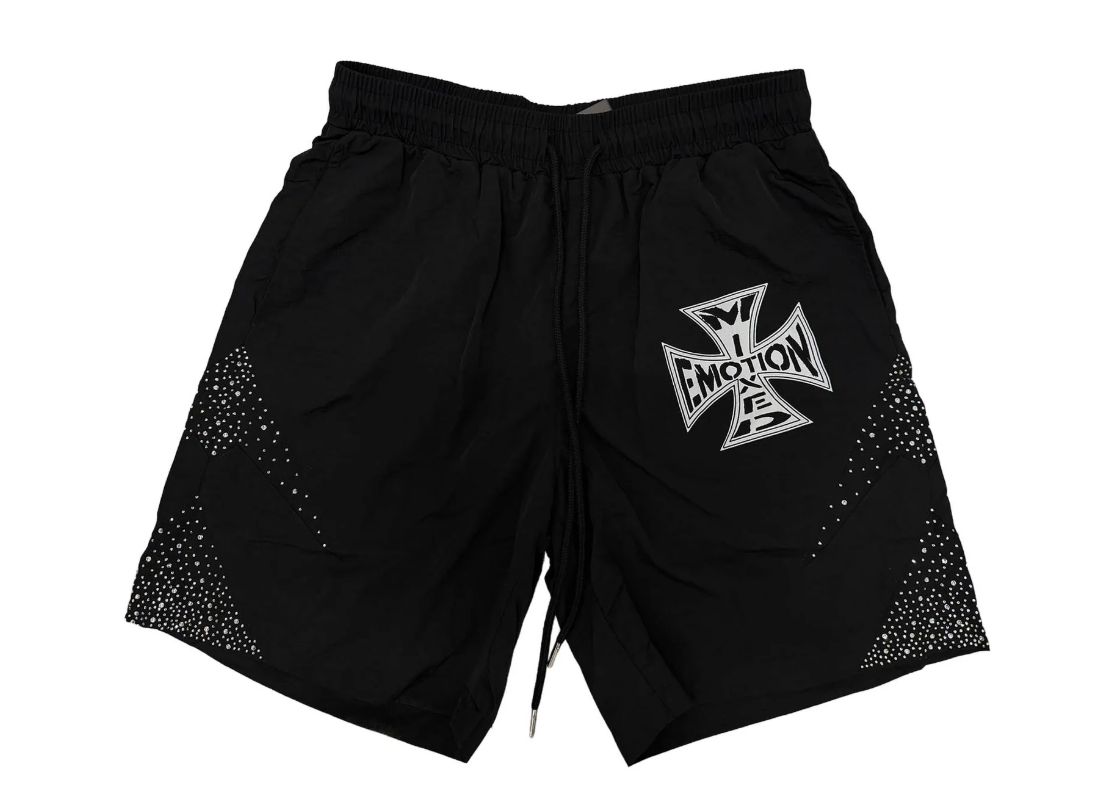 Mixed Emotions Black ‘Classic’ Nylon Shorts