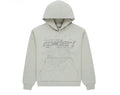 Sp5der Tonal Punk Hoodie Sport Grey