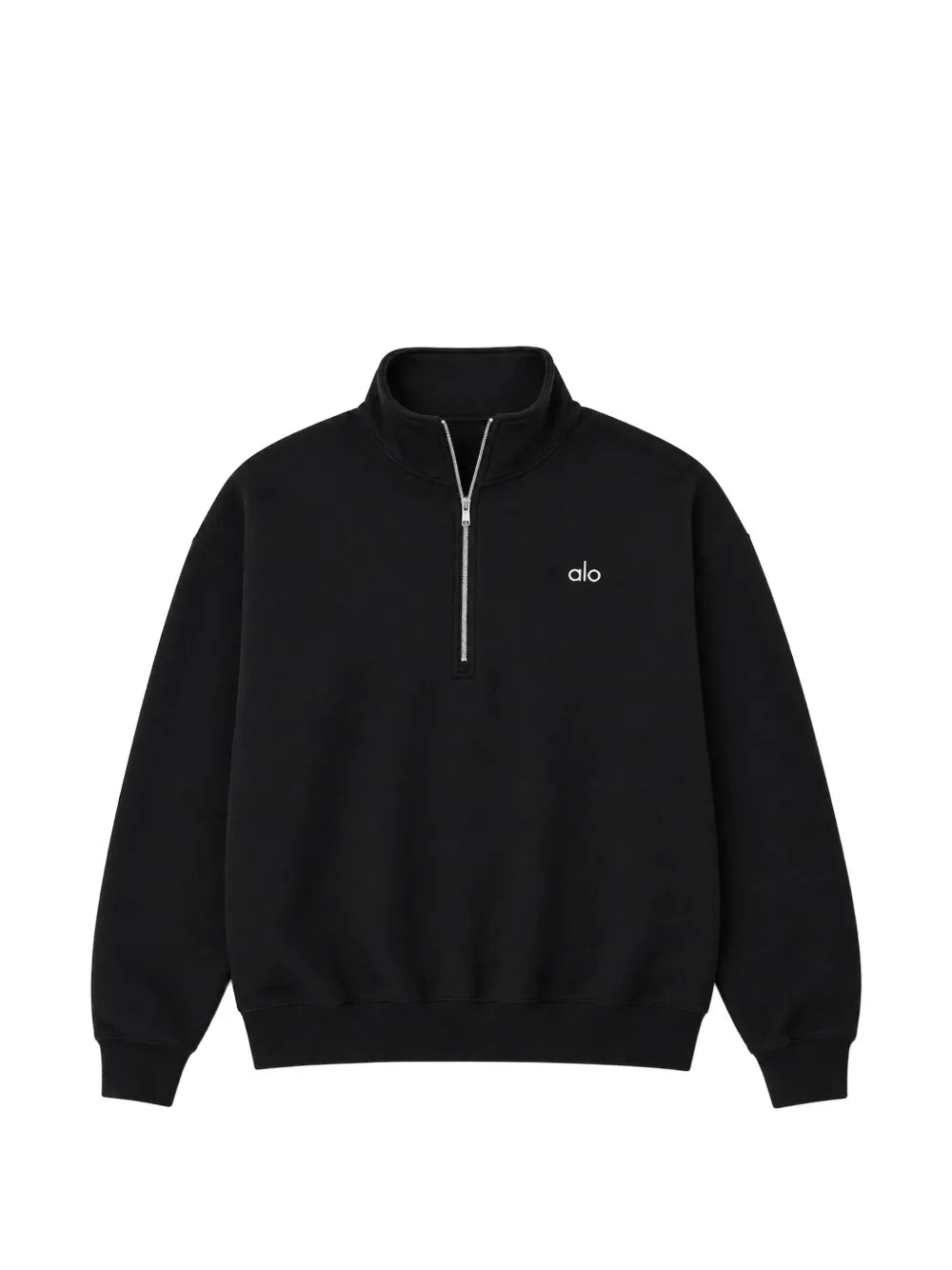 alo quarter zip black