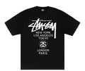 Stussy World Tour Tee Black