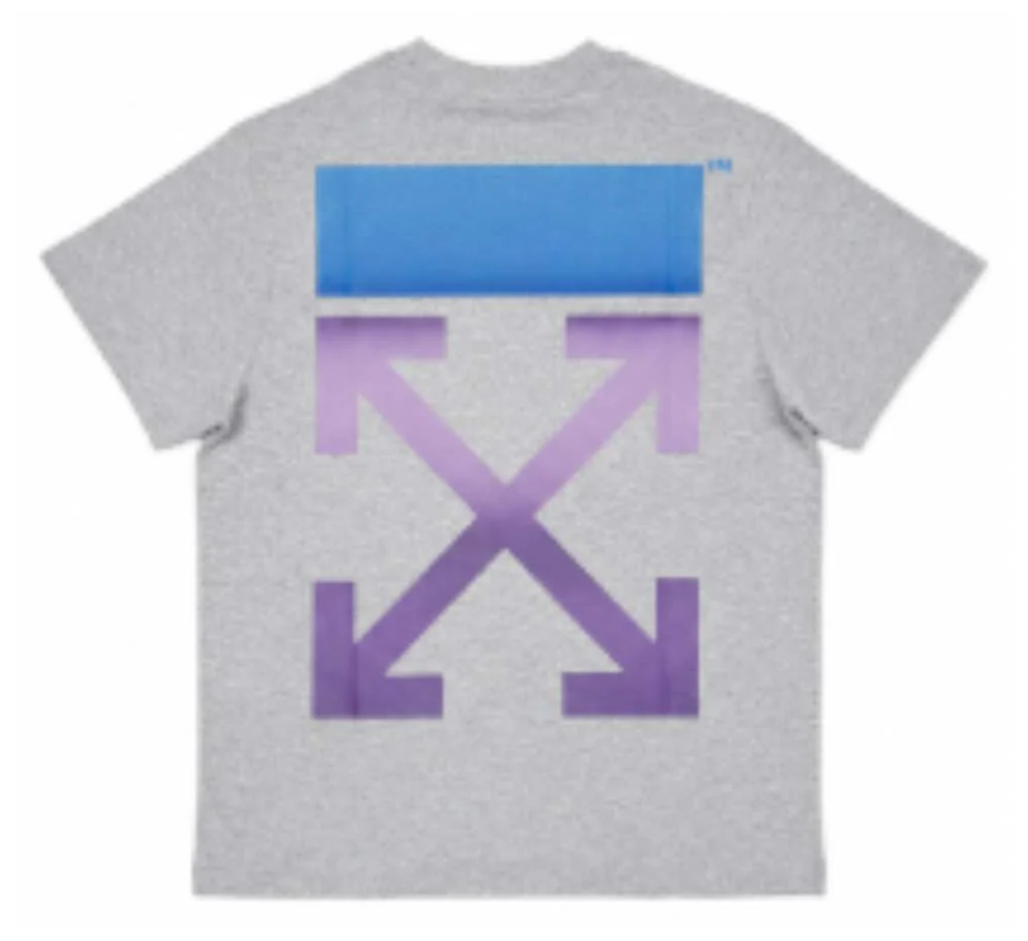 Off White Multi Arrow Tee Grey