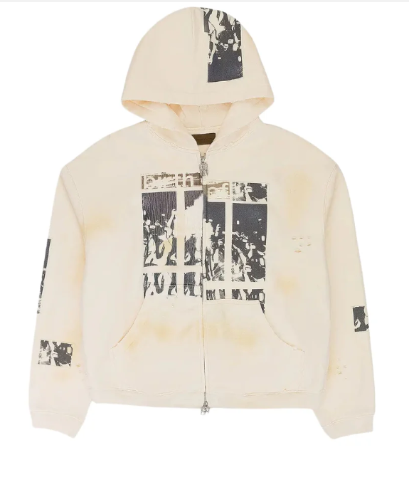 Birth Of A Royal Child Vintage Flashlight Hoodie Cream