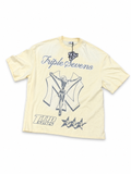 Triple Sevens NY savior tee cream